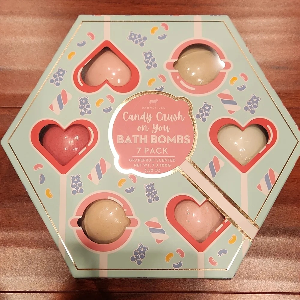 Dabney Lee Candy Crush on you Bath Bombs 7 pack